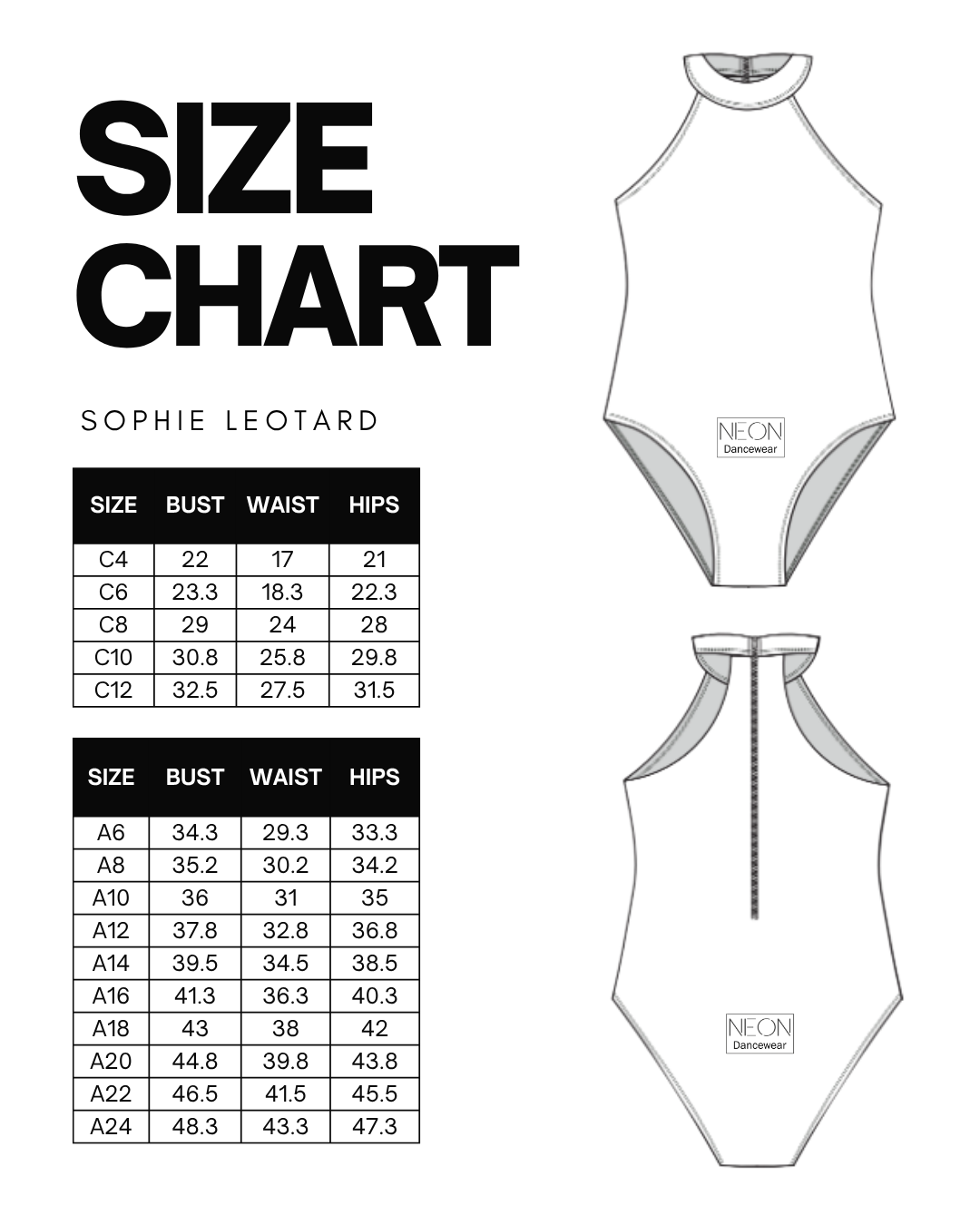 APDA Championship Leotard 'Sophie' Sleeveless