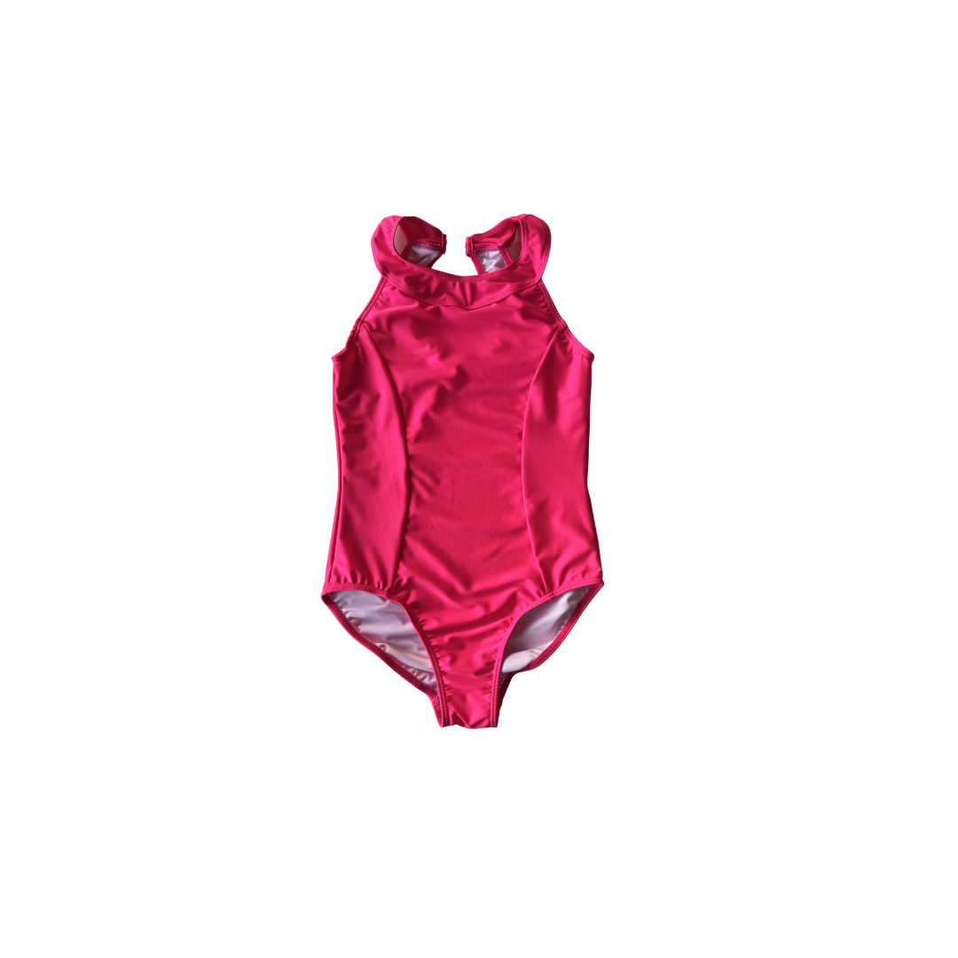 'Audrey' Leotard - Pink Glow