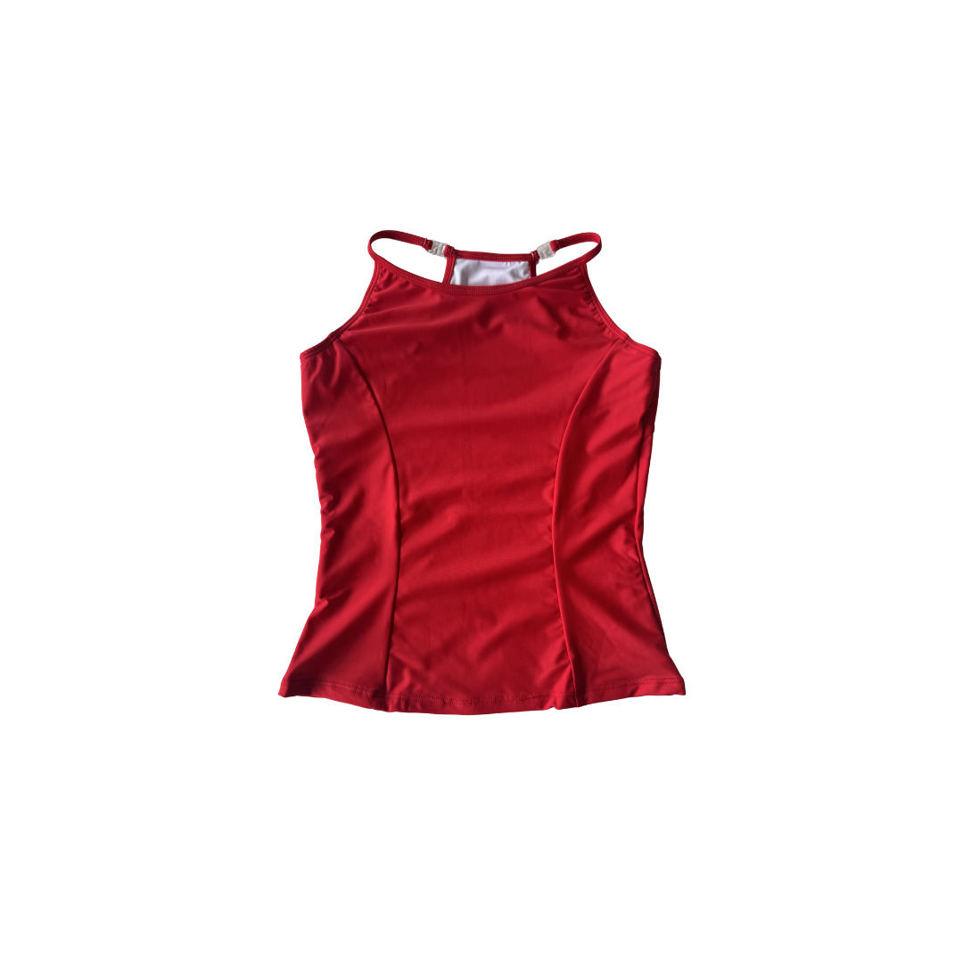 'Roxy' Top - Red Coat