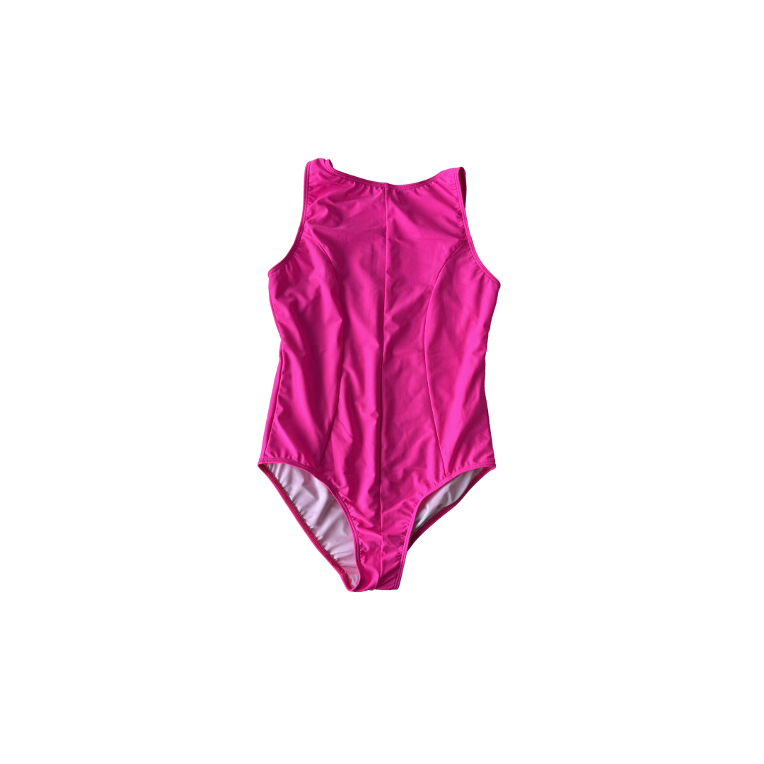 'Tiarna' Leotard - Shocking Pink