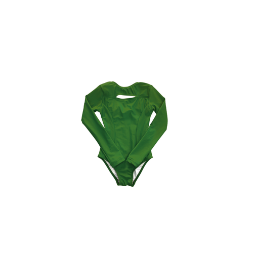 'Skylar Long Sleeve' Leotard - Iguana