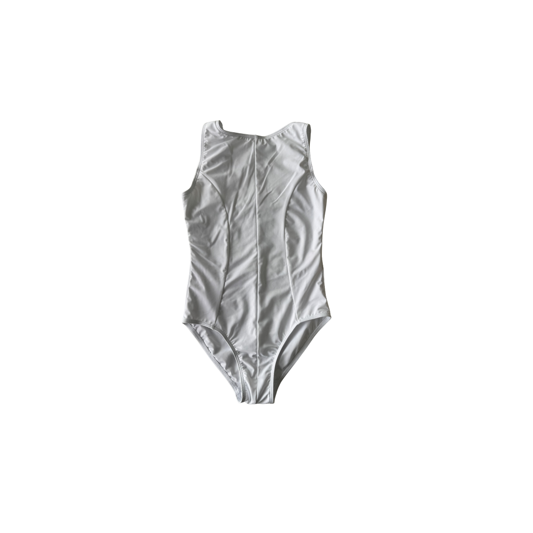 'Tiarna' Leotard - White