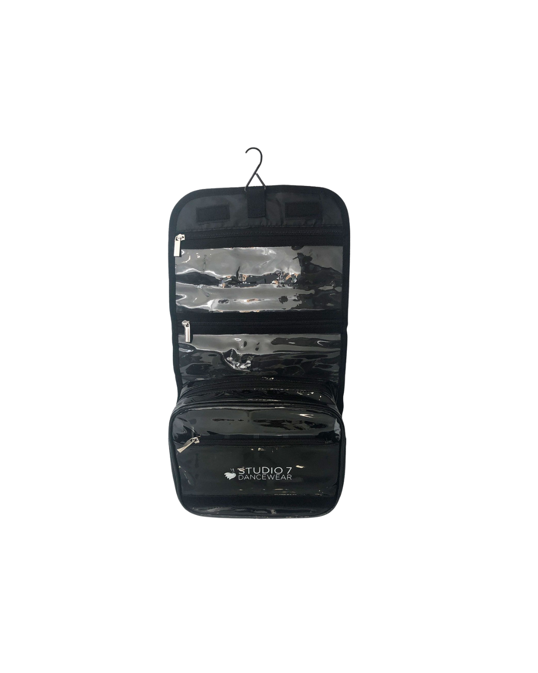 Holographic Makeup Bag - Sleek Black