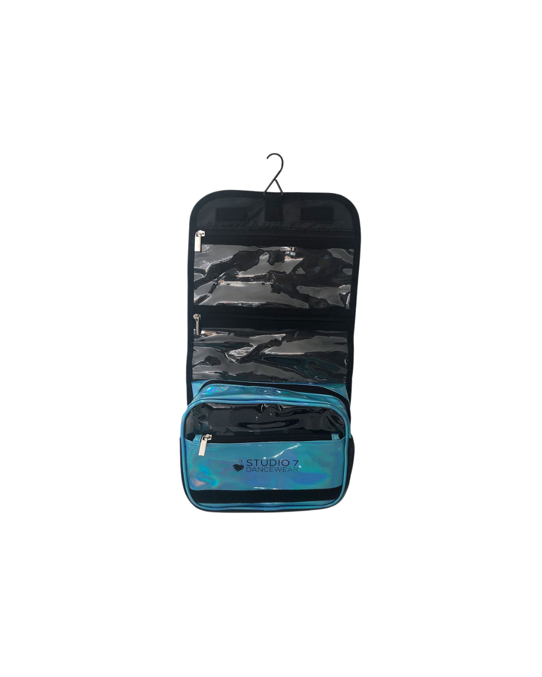 Holographic Makeup Bag - Electric Blue