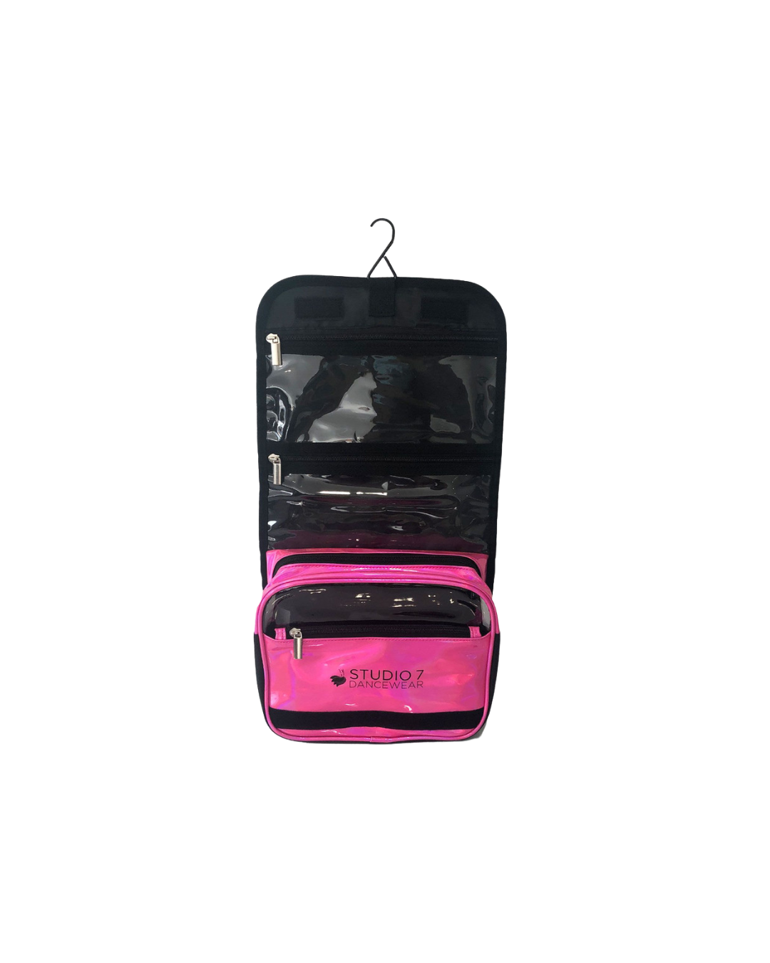 Holographic Makeup Bag - Hot Pink