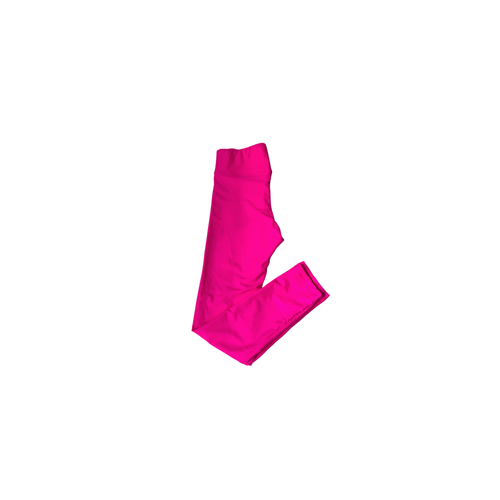 Lycra Competition 7/8 Tights 'Shocking Pink'
