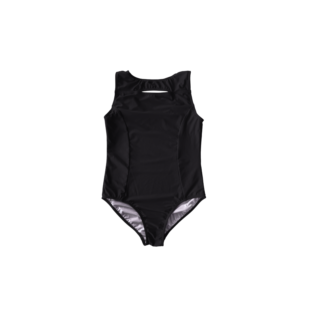 'Skylar Sleeveless' Leotard - Black