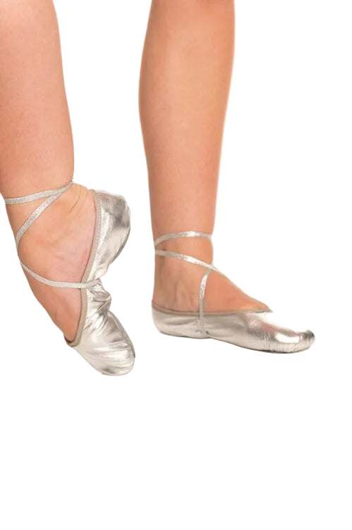 Silver Ballet Shoes